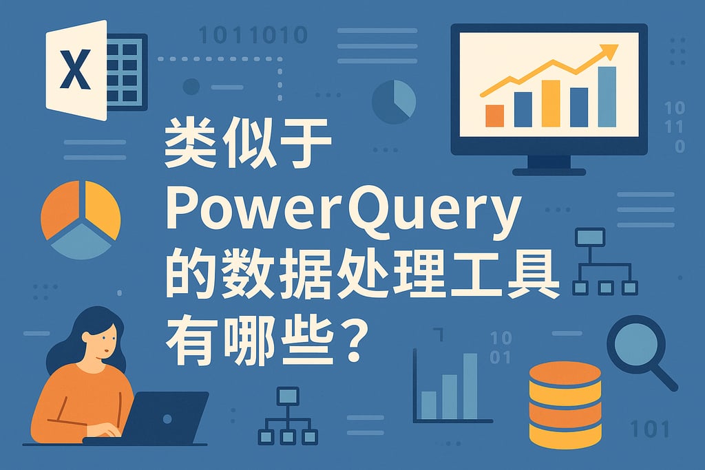 类似于PowerQuery的数据处理工具有哪些？