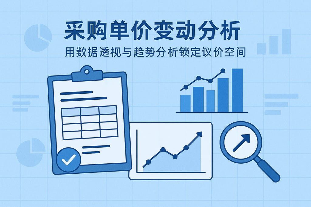 采购单价变动分析：用数据透视与趋势分析锁定议价空间