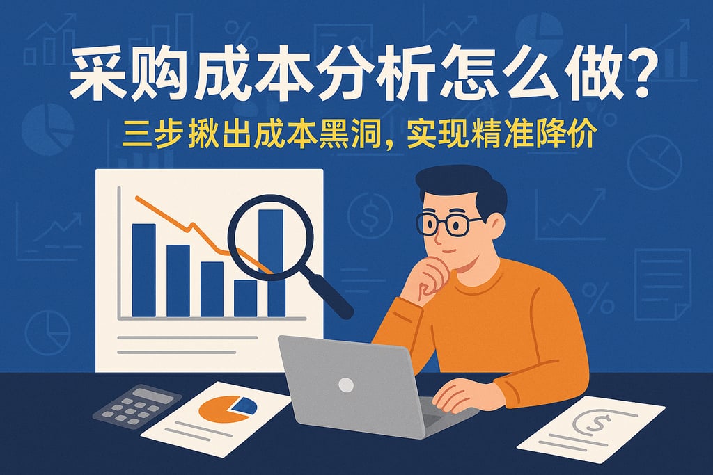 采购成本分析怎么做？三步揪出成本黑洞，实现精准降价