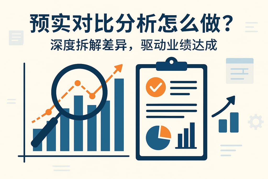 预实对比分析怎么做？深度拆解差异，驱动业绩达成