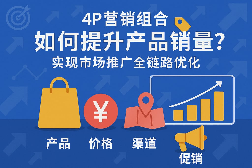 4P营销组合如何提升产品销量？实现市场推广全链路优化