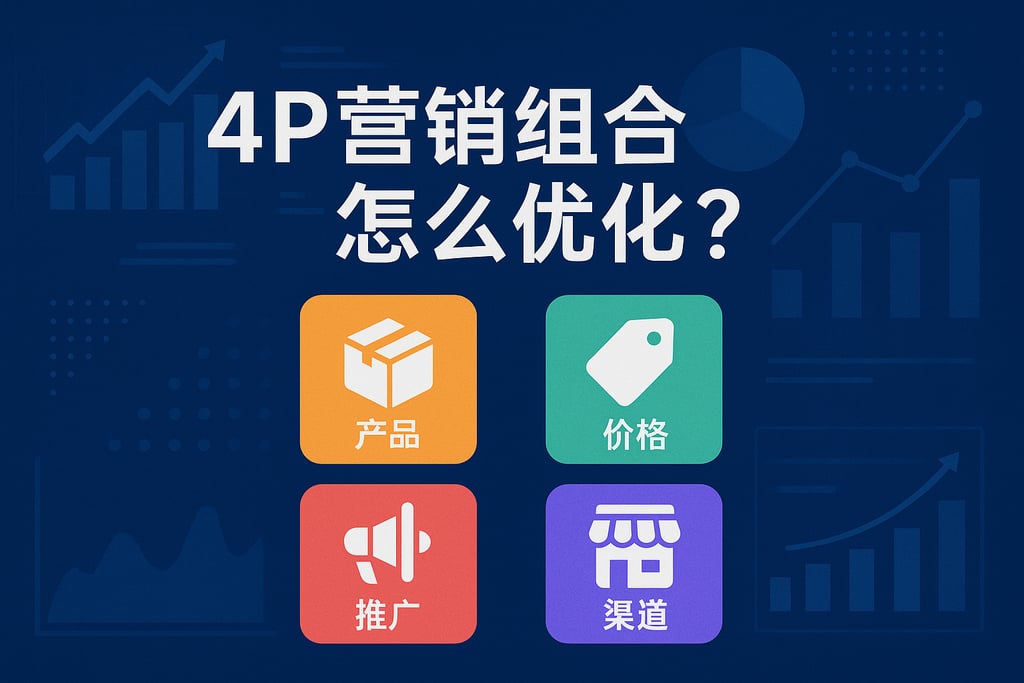 4P营销组合怎么优化？企业产品、价格、渠道、推广全方位提升