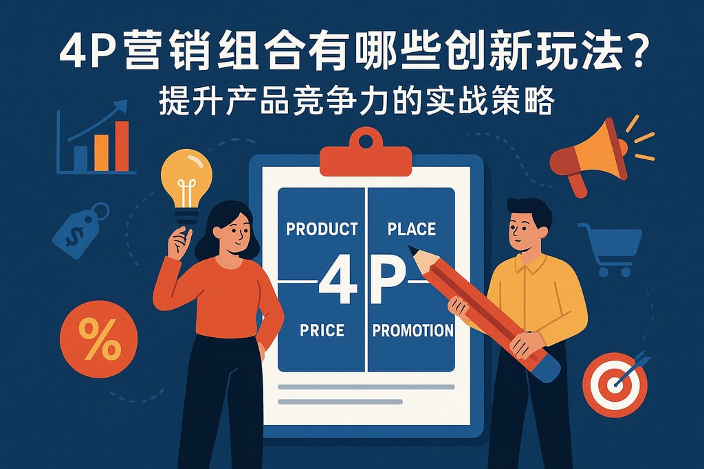 4P营销组合有哪些创新玩法？提升产品竞争力的实战策略