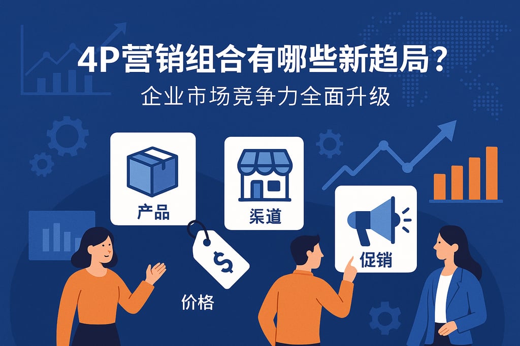 4P营销组合有哪些新趋势？企业市场竞争力全面升级