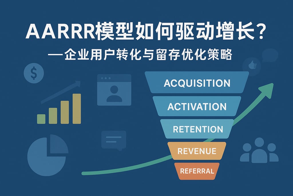 AARRR模型如何驱动增长？企业用户转化与留存优化策略