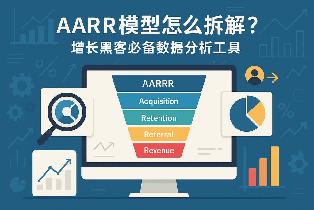 AARRR模型怎么拆解？增长黑客必备数据分析工具