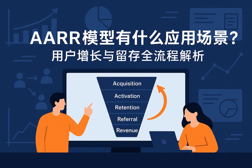 AARRR模型有什么应用场景？用户增长与留存全流程解析