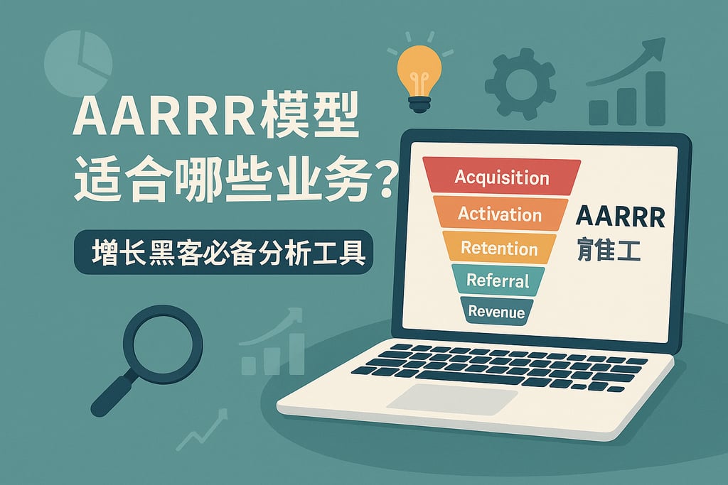 AARRR模型适合哪些业务？增长黑客必备分析工具