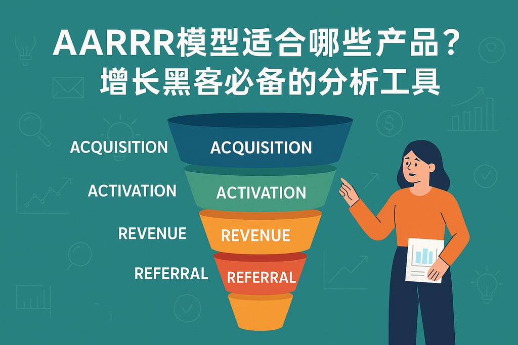 AARRR模型适合哪些产品？增长黑客必备的分析工具