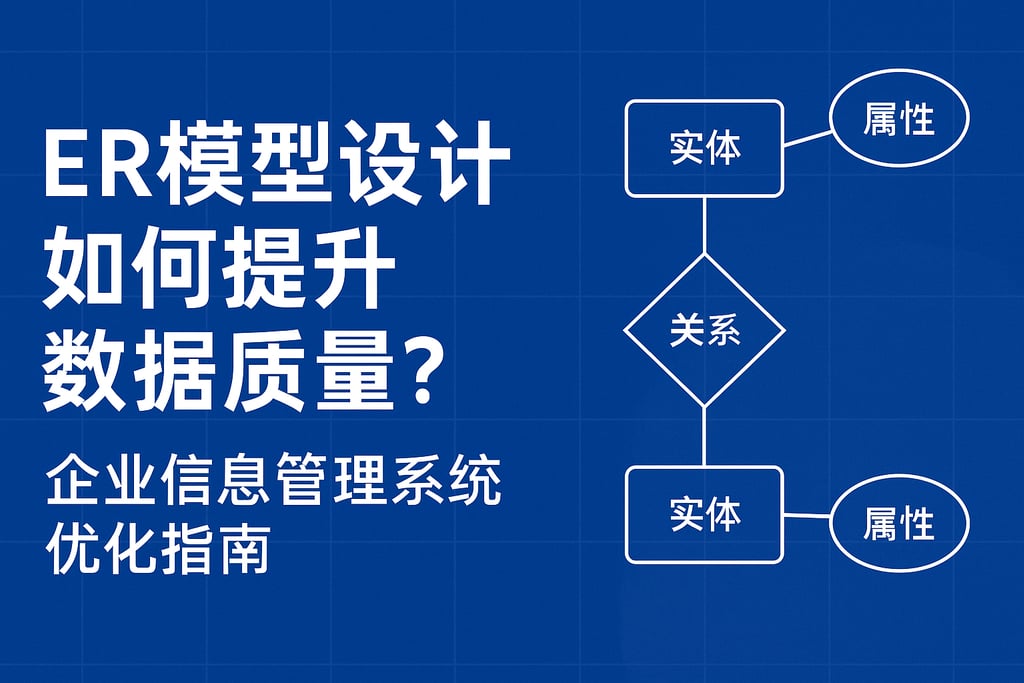 ER模型设计如何提升数据质量？企业信息管理系统优化指南