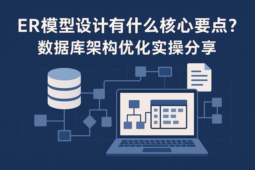 ER模型设计有什么核心要点？数据库架构优化实操分享