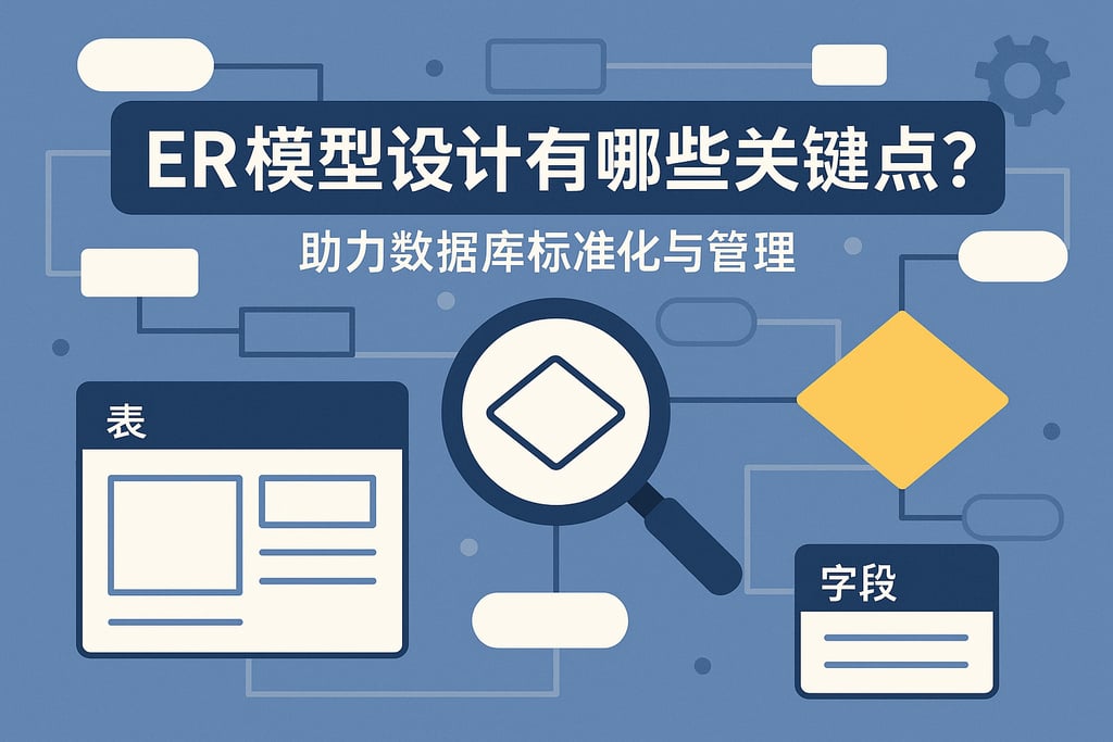 ER模型设计有哪些关键点？助力数据库标准化与管理