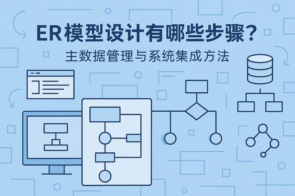 ER模型设计有哪些步骤？主数据管理与系统集成方法