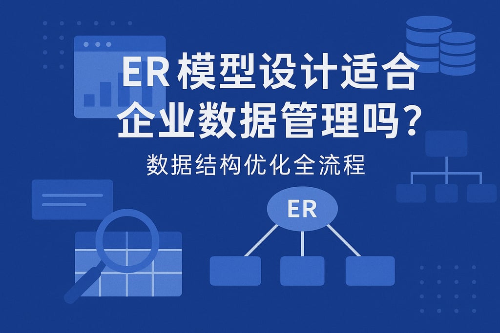 ER模型设计适合企业数据管理吗？数据结构优化全流程
