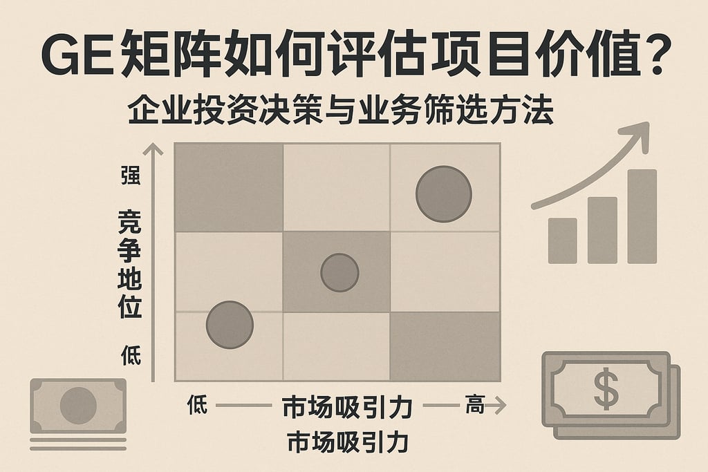 GE矩阵如何评估项目价值？企业投资决策与业务筛选方法