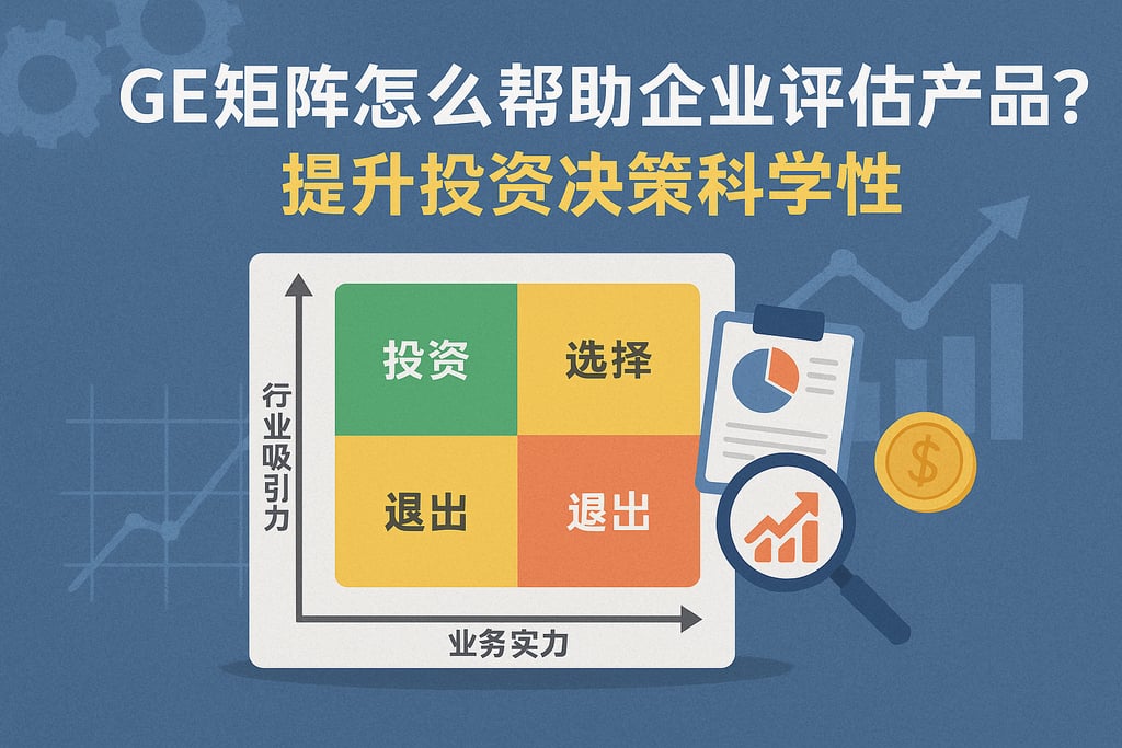 GE矩阵怎么帮助企业评估产品？提升投资决策科学性