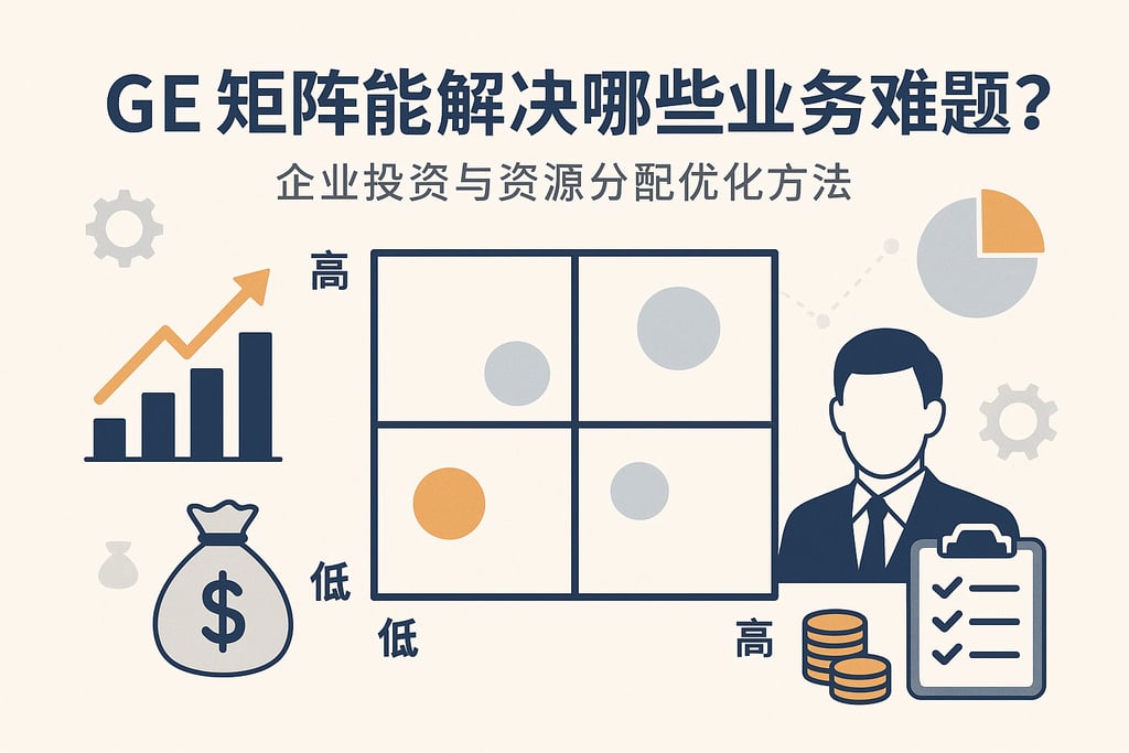 GE矩阵能解决哪些业务难题？企业投资与资源分配优化方法