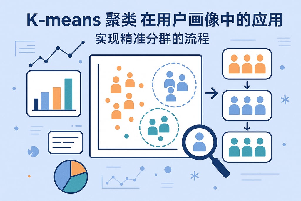 K-means聚类在用户画像中怎么用？实现精准分群的流程