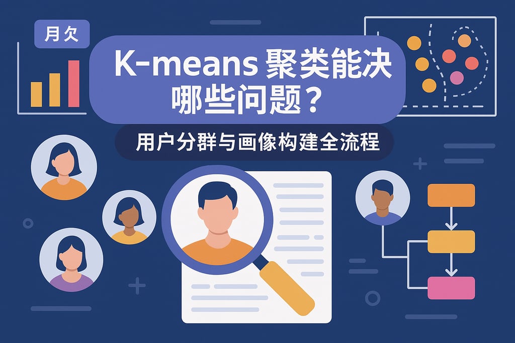 K-means聚类能解决哪些问题？用户分群与画像构建全流程