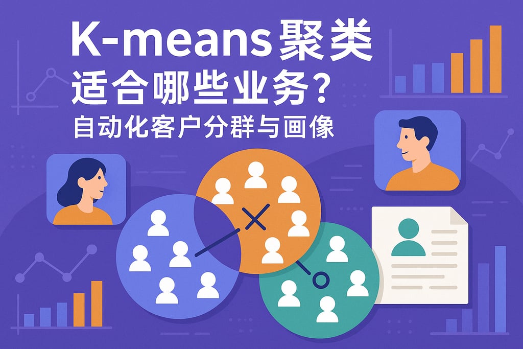 K-means聚类适合哪些业务？自动化客户分群与画像