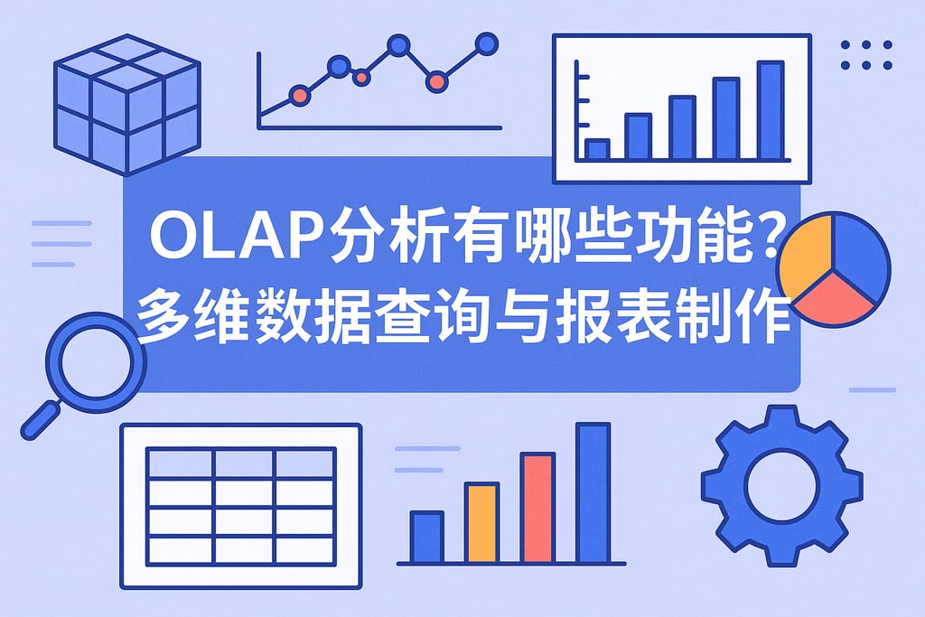 OLAP分析有哪些功能？多维数据查询与报表制作