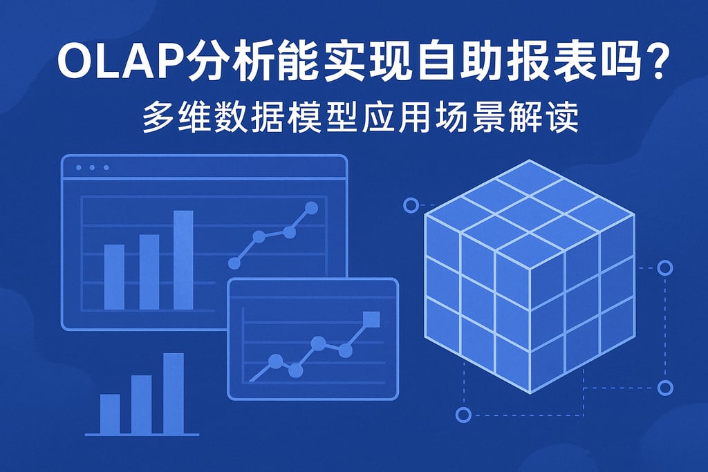 OLAP分析能实现自助报表吗？多维数据模型应用场景解读
