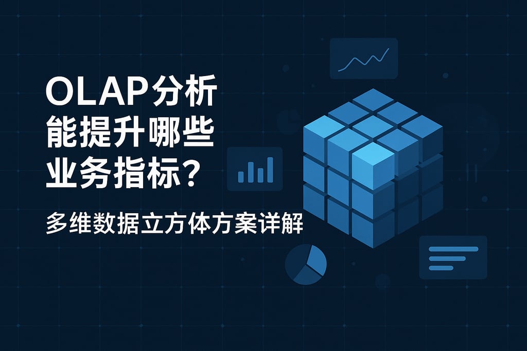 OLAP分析能提升哪些业务指标？多维数据立方体方案详解