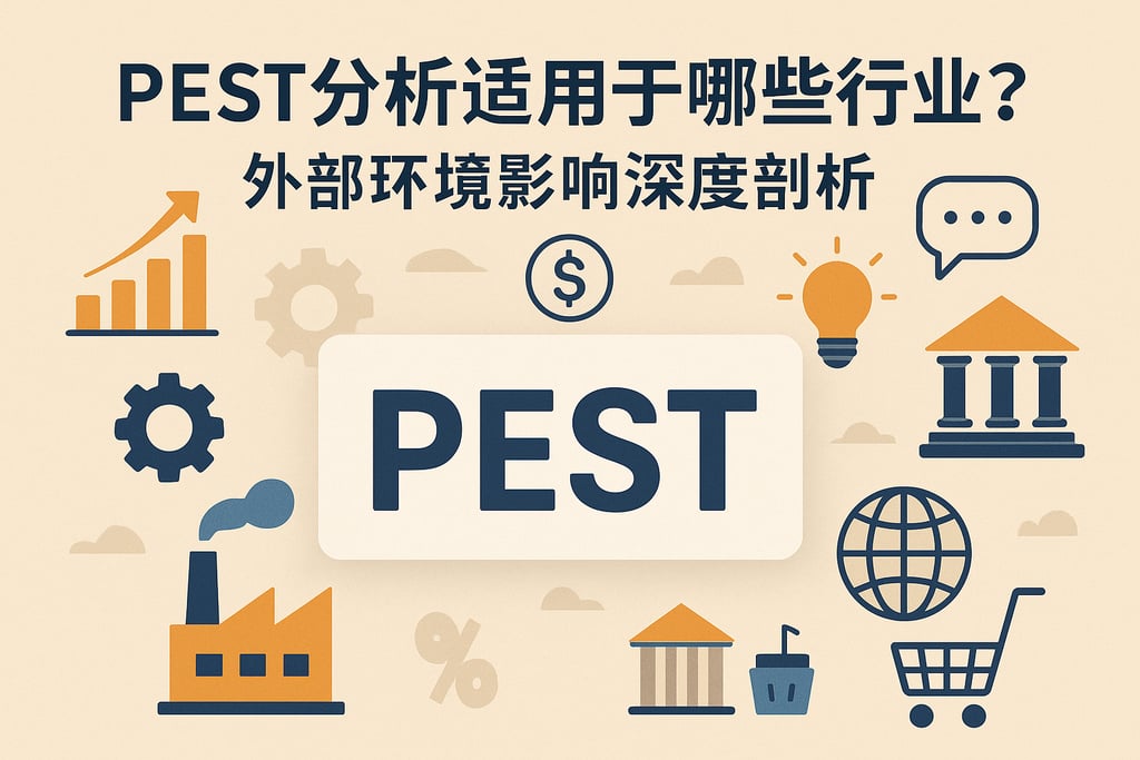 PEST分析在哪些行业适用？外部环境影响深度剖析