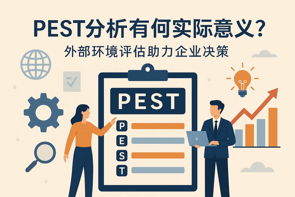 PEST分析有何实际意义？外部环境评估助力企业决策