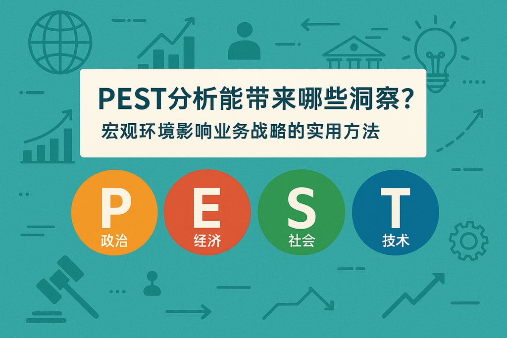 PEST分析能带来哪些洞察？宏观环境影响业务战略的实用方法