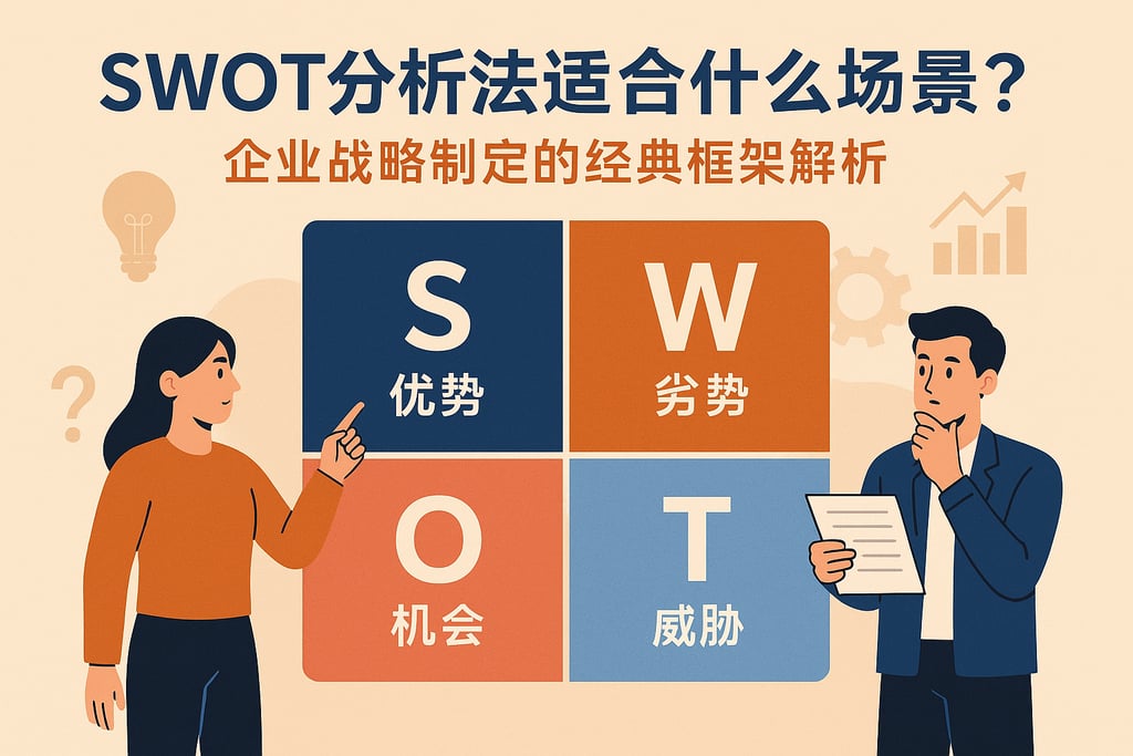 SWOT分析法适合什么场景？企业战略制定的经典框架解析