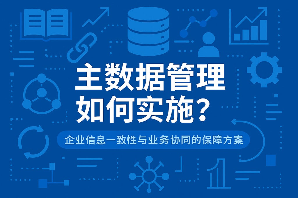 主数据管理如何实施？企业信息一致性与业务协同的保障方案