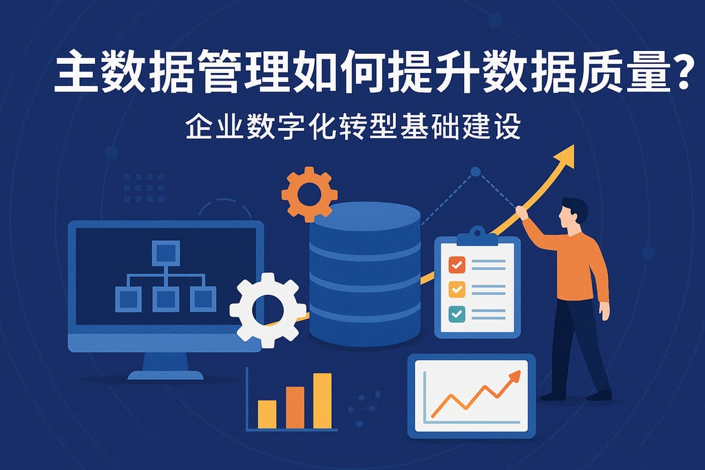 主数据管理如何提升数据质量？企业数字化转型基础建设