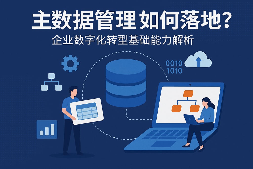 主数据管理如何落地？企业数字化转型基础能力解析