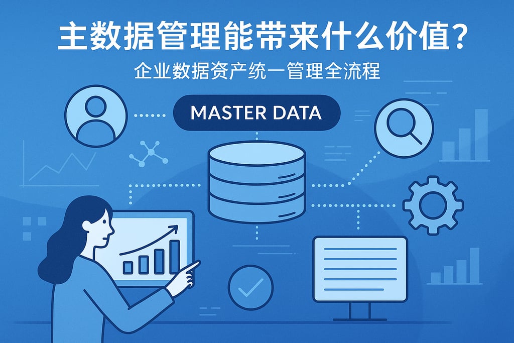 主数据管理能带来什么价值？企业数据资产统一管理全流程