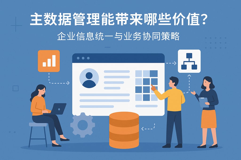 主数据管理能带来哪些价值？企业信息统一与业务协同策略