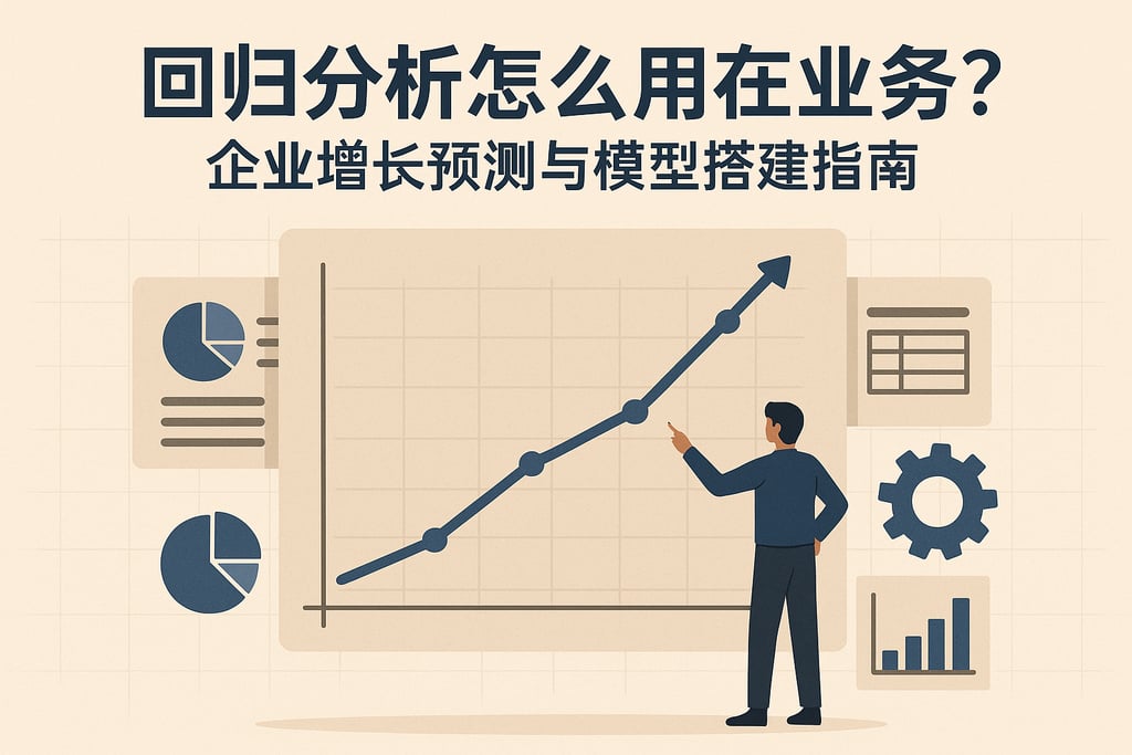 回归分析怎么用在业务？企业增长预测与模型搭建指南