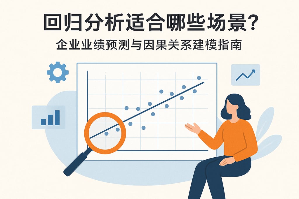回归分析适合哪些场景？企业业绩预测与因果关系建模指南