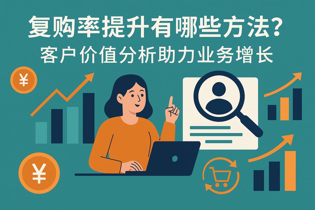 复购率提升有哪些方法？客户价值分析助力业务增长