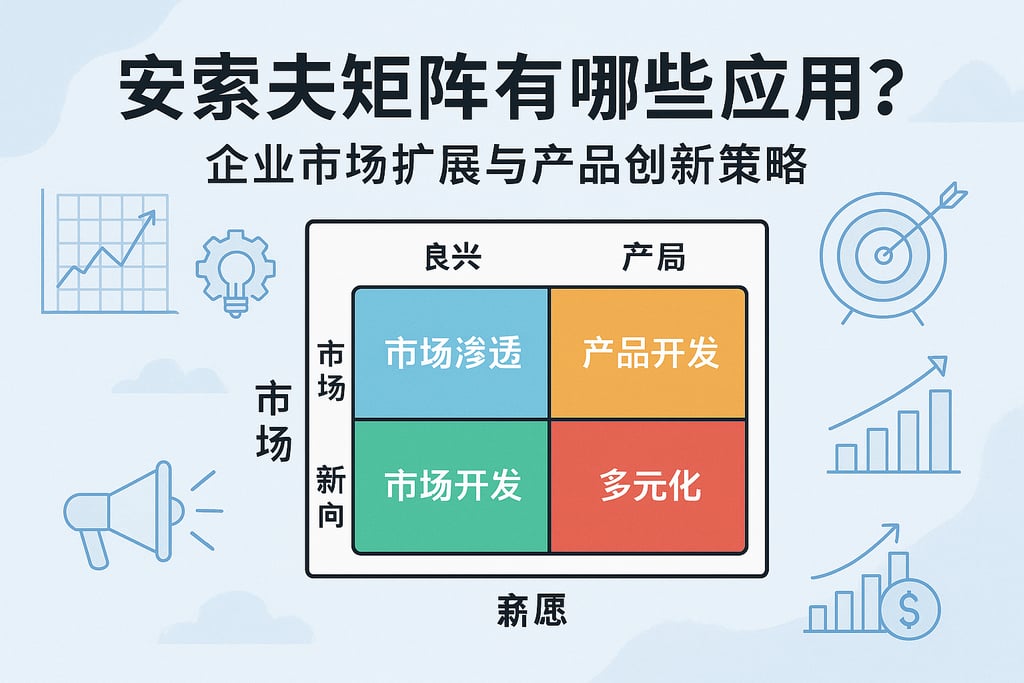 安索夫矩阵有哪些应用？企业市场扩展与产品创新策略