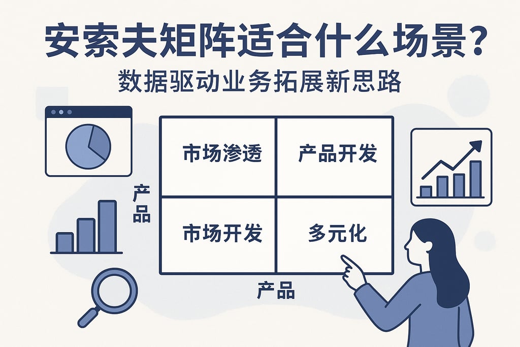 安索夫矩阵适合什么场景？数据驱动业务拓展新思路