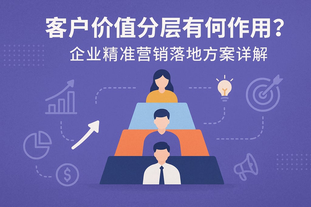 客户价值分层有何作用？企业精准营销落地方案详解