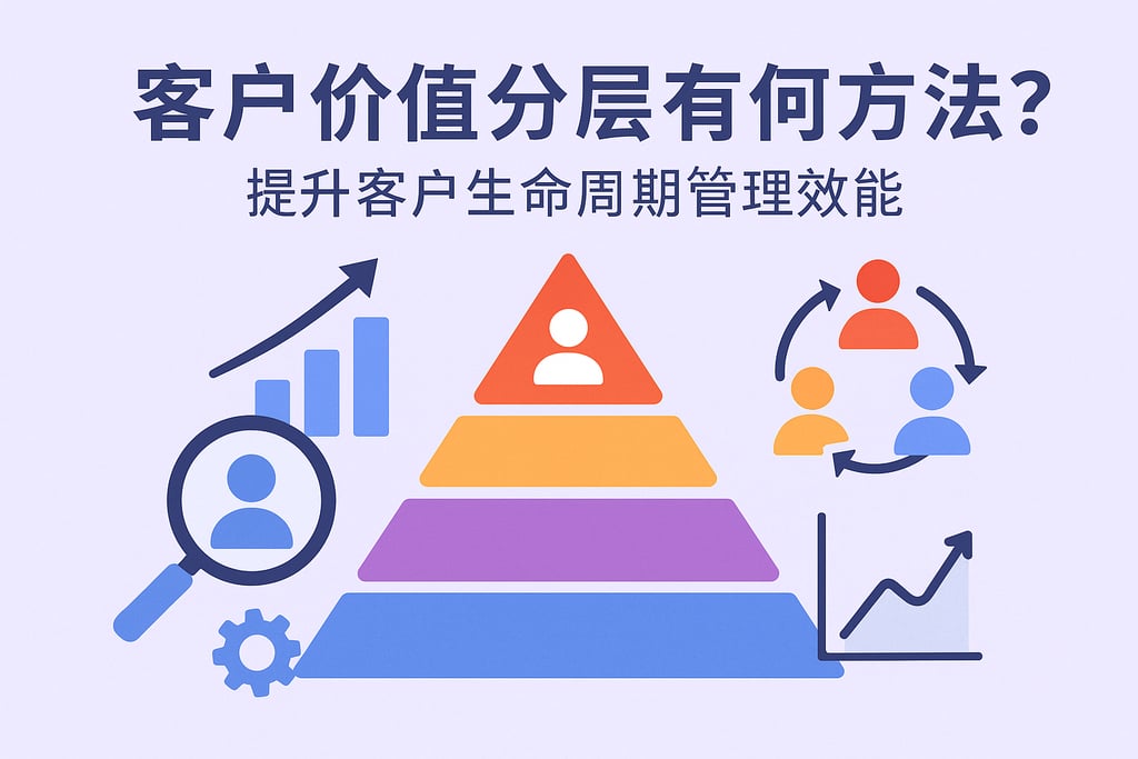 客户价值分层有何方法？提升客户生命周期管理效能