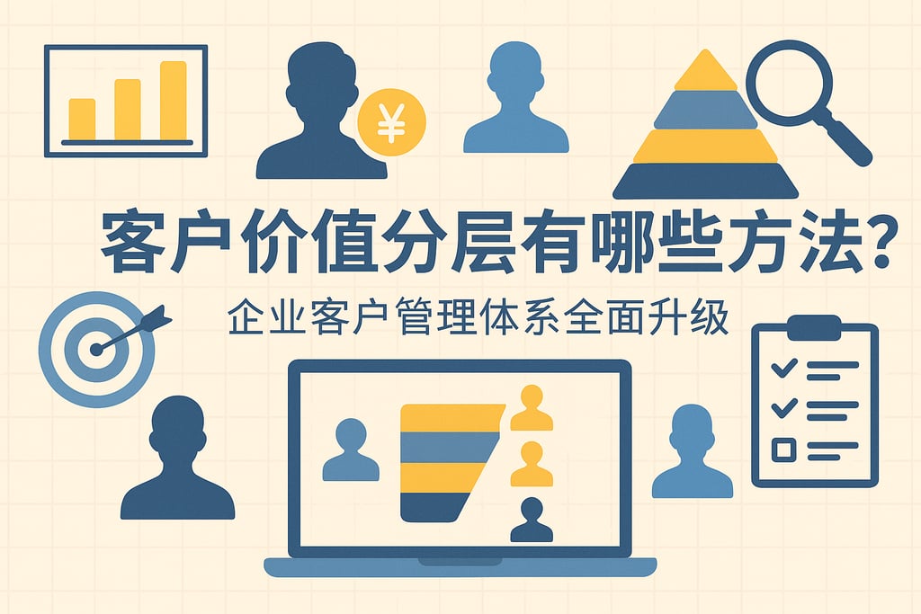 客户价值分层有哪些方法？企业客户管理体系全面升级