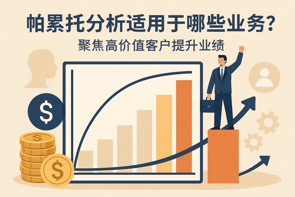 帕累托分析适用于哪些业务？聚焦高价值客户提升业绩