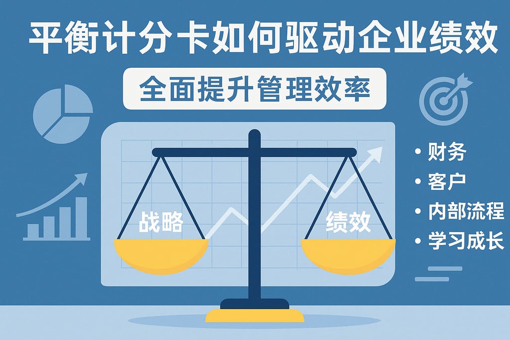 平衡计分卡如何驱动企业绩效？全面提升管理效率
