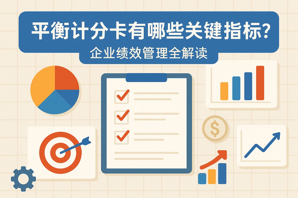 平衡计分卡有哪些关键指标？企业绩效管理全解读