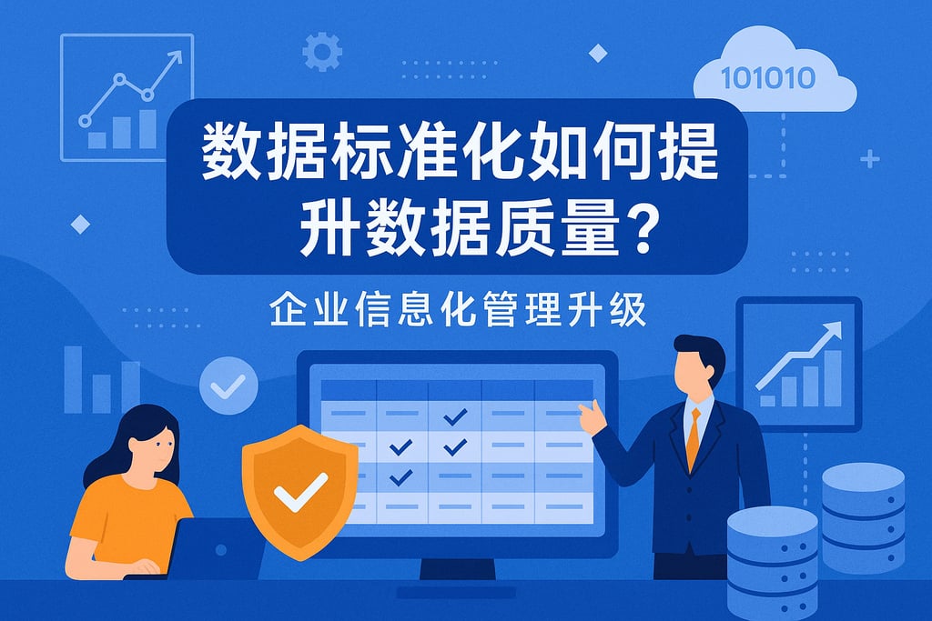 数据标准化如何提升数据质量？企业信息化管理升级