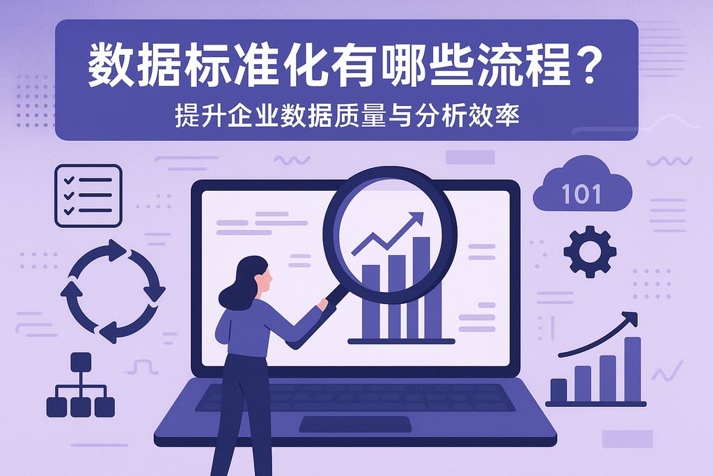 数据标准化有哪些流程？提升企业数据质量与分析效率