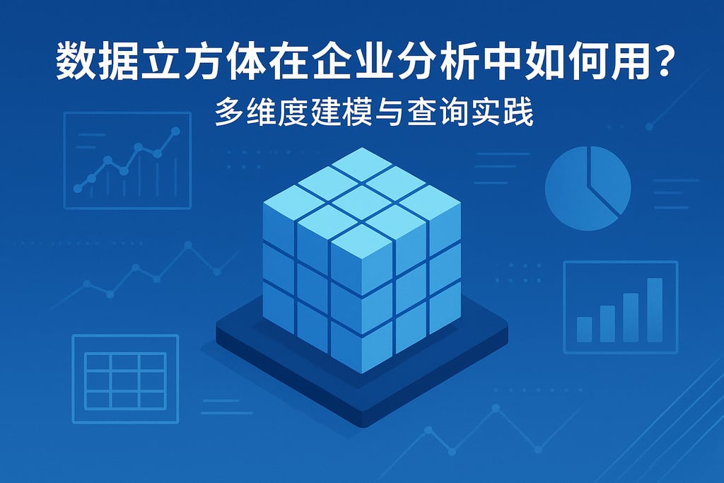 数据立方体在企业分析中如何应用？多维度建模与查询实践